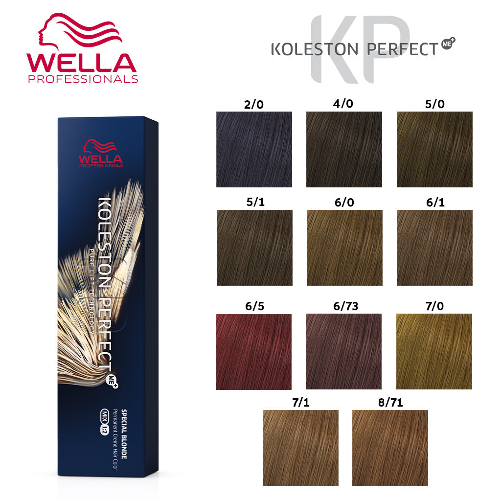 Wella Professionals Koleston Perfect PPD-Free Permanent Hair Color Tube - All Shades