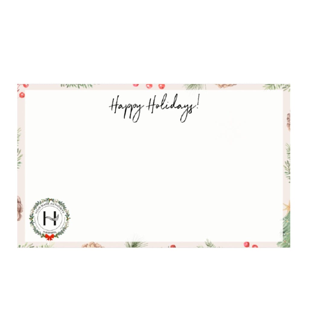 Note Card Note Card Holiday (Add-on)