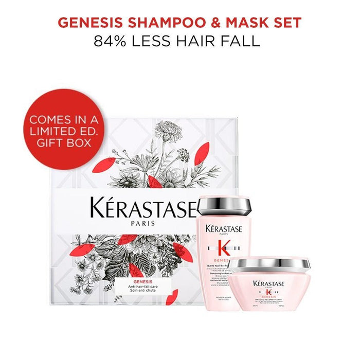 HairMNL KÉRASTASE Kérastase Genesis Anti Hair-Fall Shampoo & Mask Gift Set (Thick Hair) 