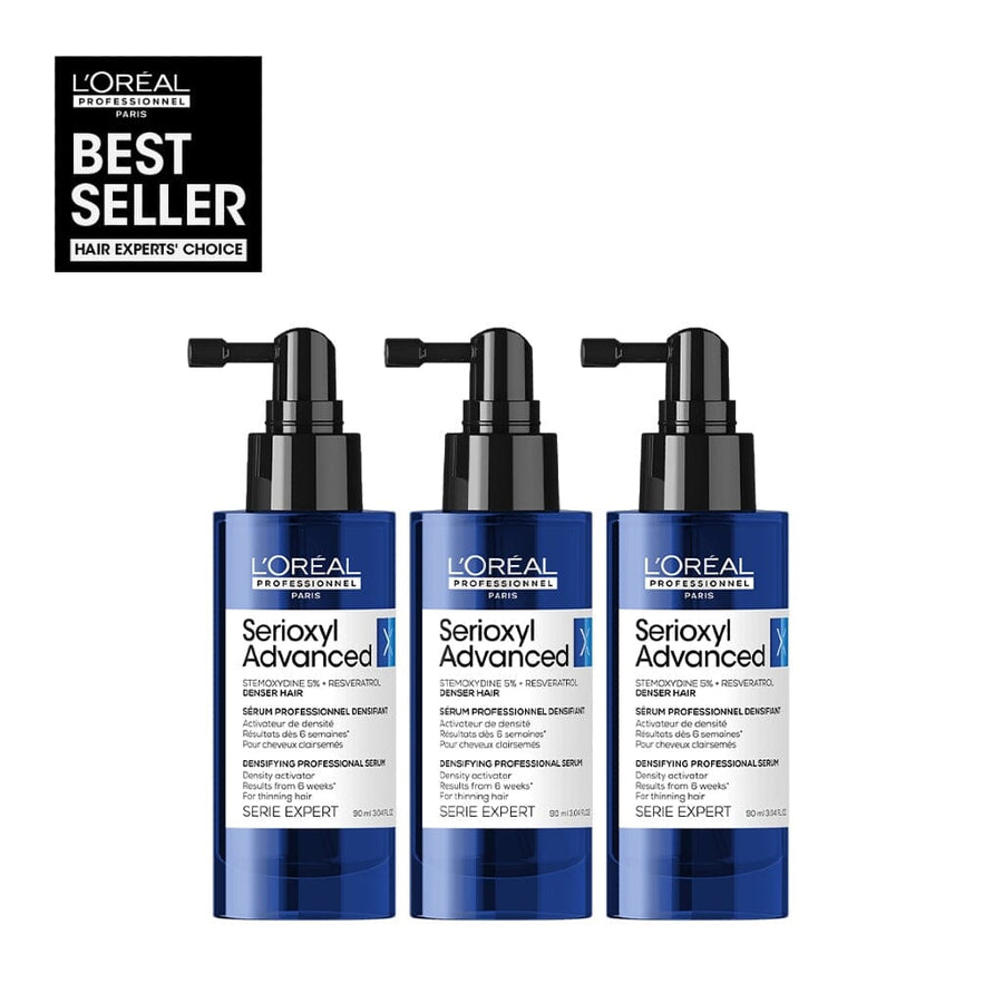 HairMNL L'Oréal Professionnel Serioxyl Advanced Denser Hair Serum 3-Month Program Set