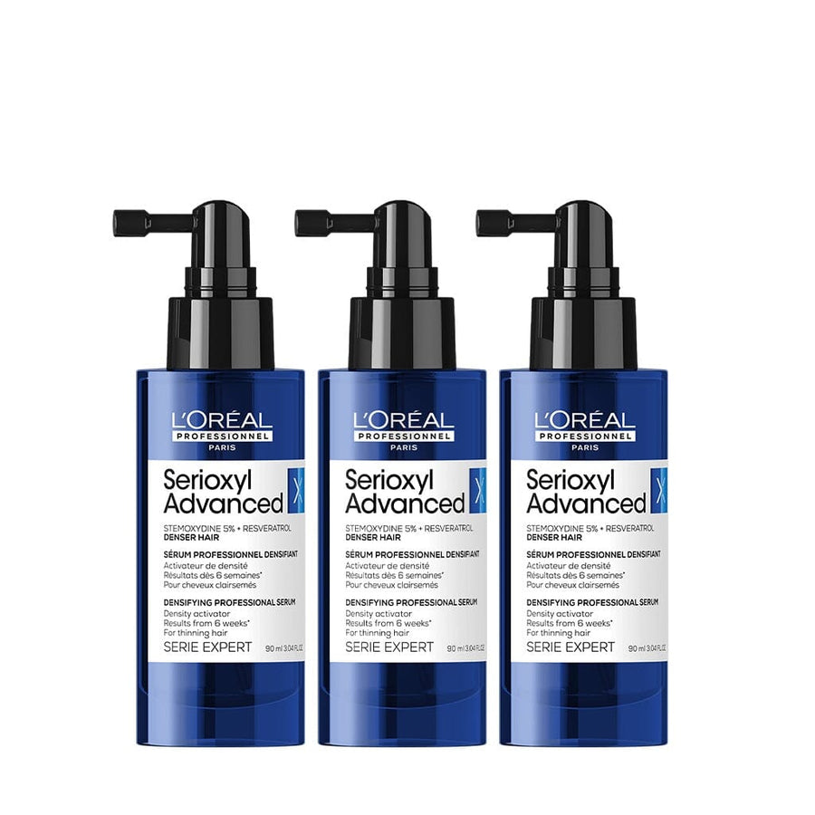 HairMNL L'Oréal Professionnel Serioxyl Advanced Denser Hair Serum 3-Month Program Set
