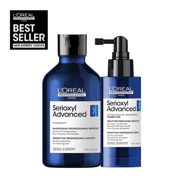 L'Oréal Professionnel Serioxyl Advanced Denser Hair Shampoo & Serum Duo 300ml