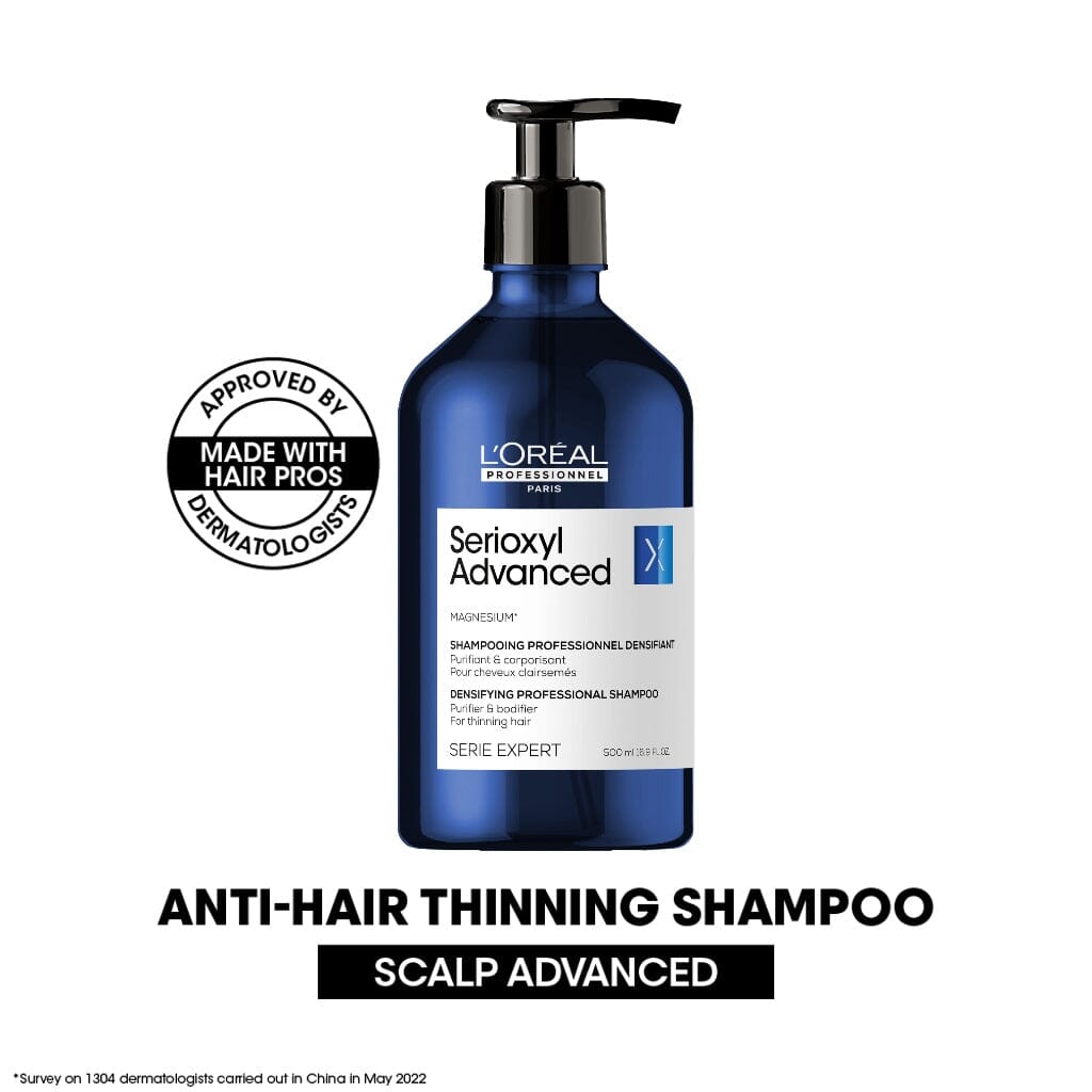 HairMNL L'Oréal Professionnel Serioxyl Advanced Densifying Shampoo 500ml