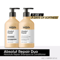 HairMNL L'Oreal Serie Expert Absolut Repair Duo Shampoo + Conditioner 500ml