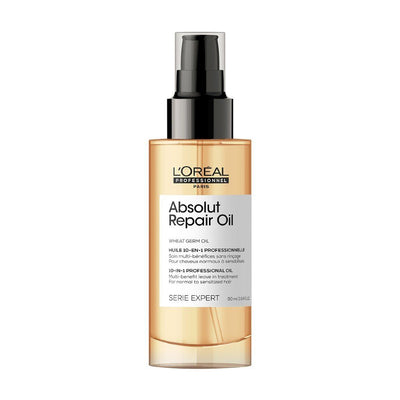 L'Oréal Serie Expert Absolut Repair Gold 10-in-1 Perfecting Oil - HairMNL