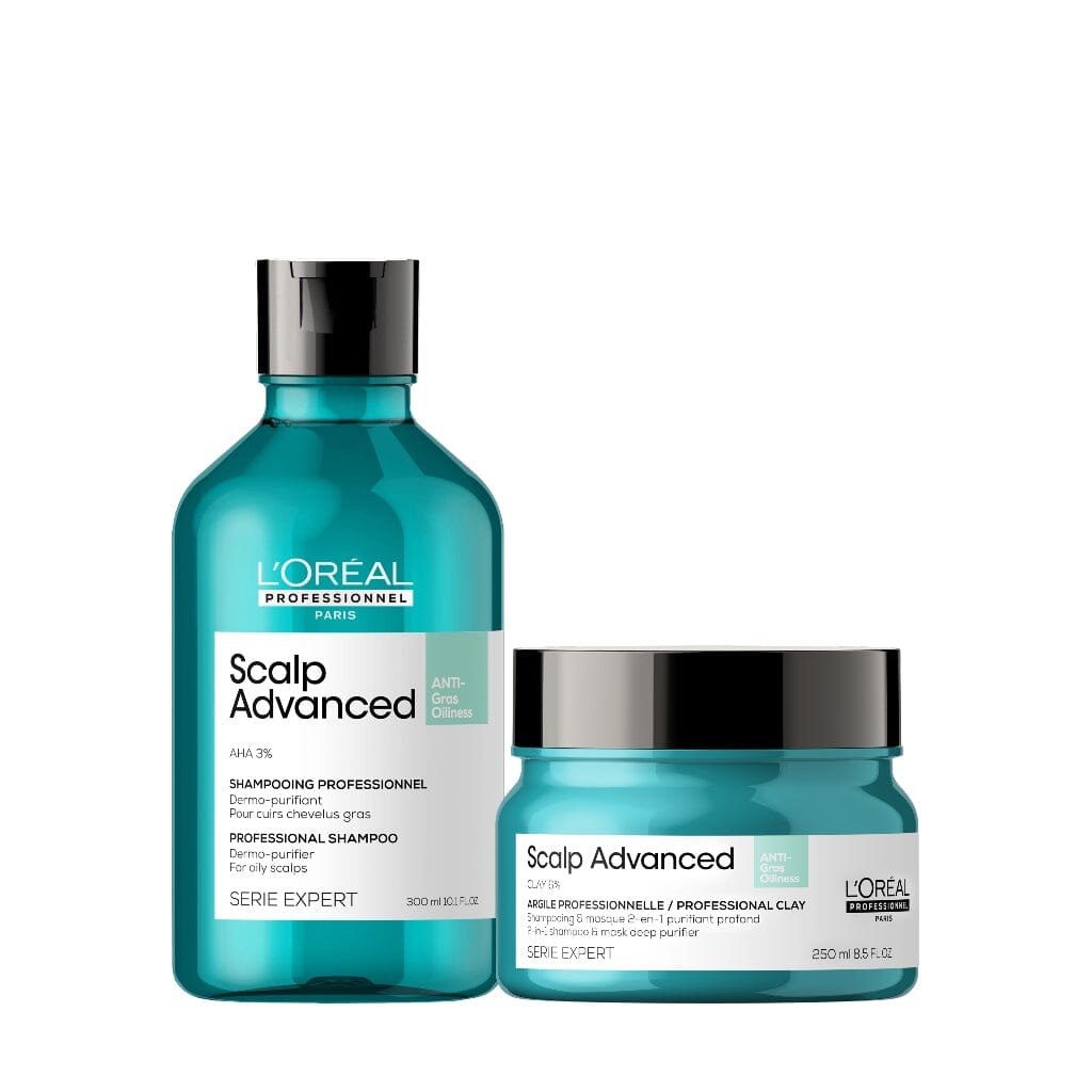L'Oreal Serie Expert Scalp Advanced Anti-Oiliness Duo Scalp Care L'Oreal Anti-Oiliness Shampoo 300ml + Anti-Oiliness Masque 250ml 