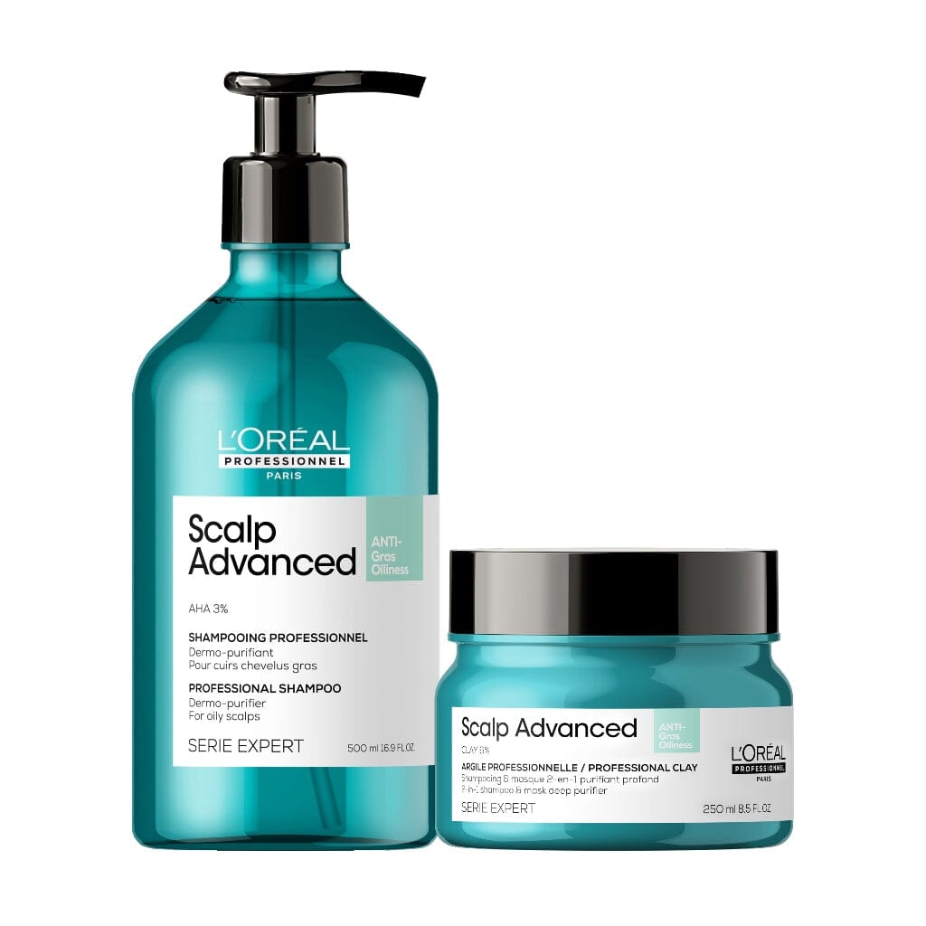 L'Oreal Serie Expert Scalp Advanced Anti-Oiliness Duo Scalp Care L'Oreal Anti-Oiliness Shampoo 500ml + Anti-Oiliness Masque 250ml 