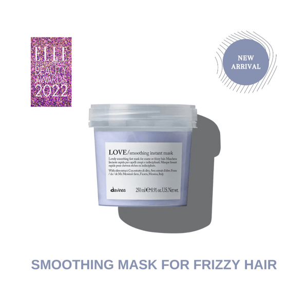 Davines LOVE Smoothing Instant Mask: Lovely Smoothing Mask for Coarse or Frizzy Hair