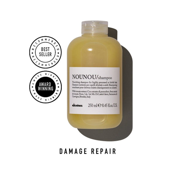 Davines NOUNOU Shampoo: Nourishing Shampoo for Highly Processed or Brittle Hair