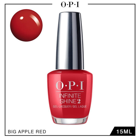 OPI Infinite Shine in Big Apple Red ISLN25