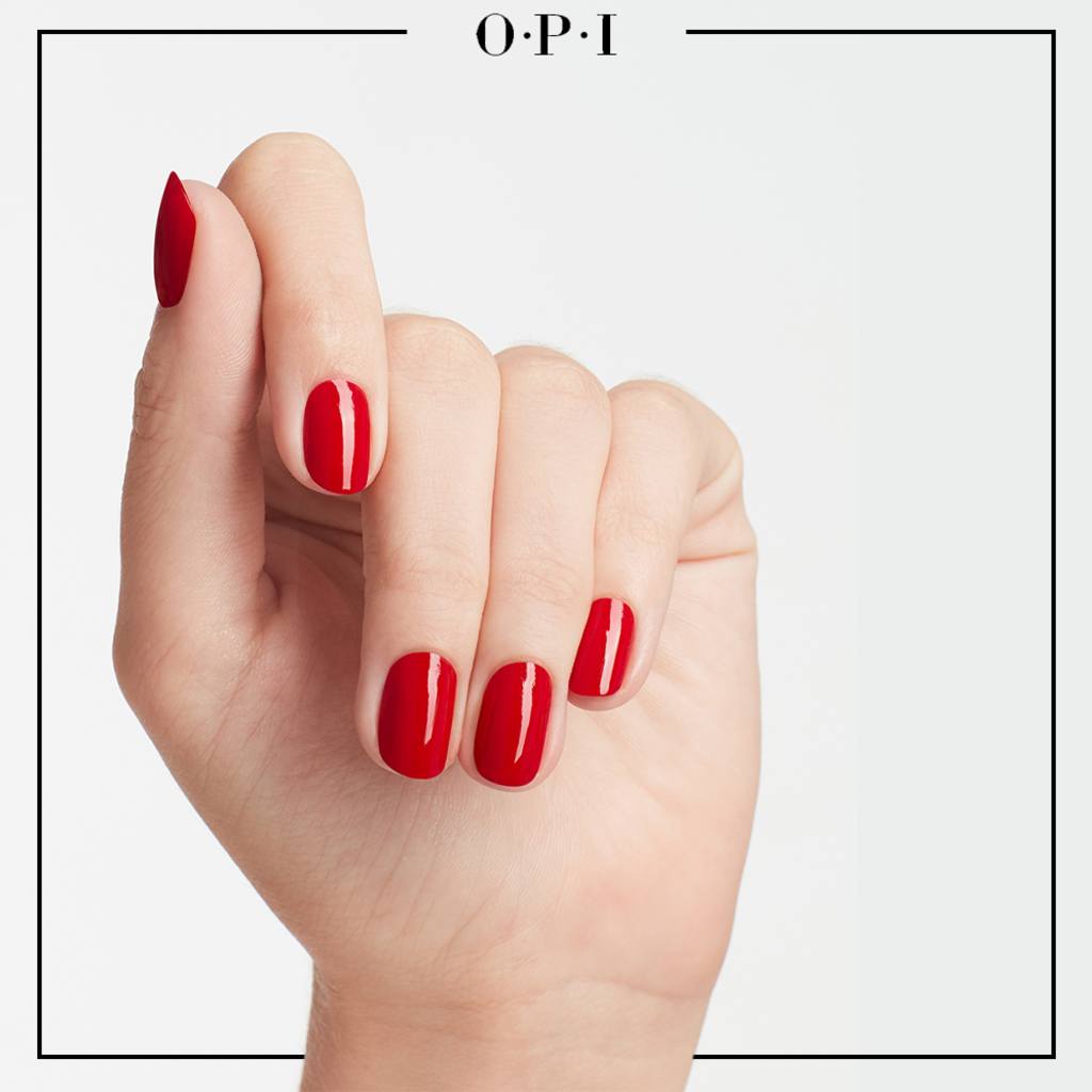 OPI Infinite Shine in Big Apple Red ISLN25