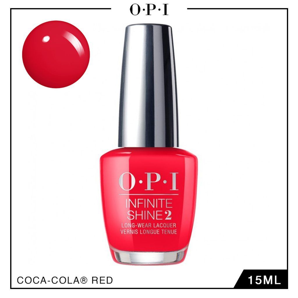 OPI Infinite Shine in Coca Cola Red ISLC13