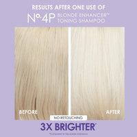 Olaplex No.4P: Blonde Enhancer Toning Shampoo Results