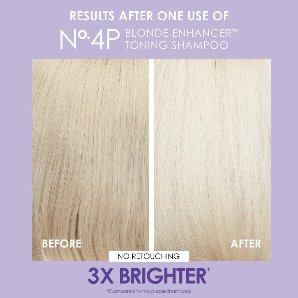 Olaplex No.4P: Blonde Enhancer Toning Shampoo Results