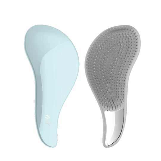PLAY by TUFT Teezy Ezy Treatment Detangle Brush Alice Blue
