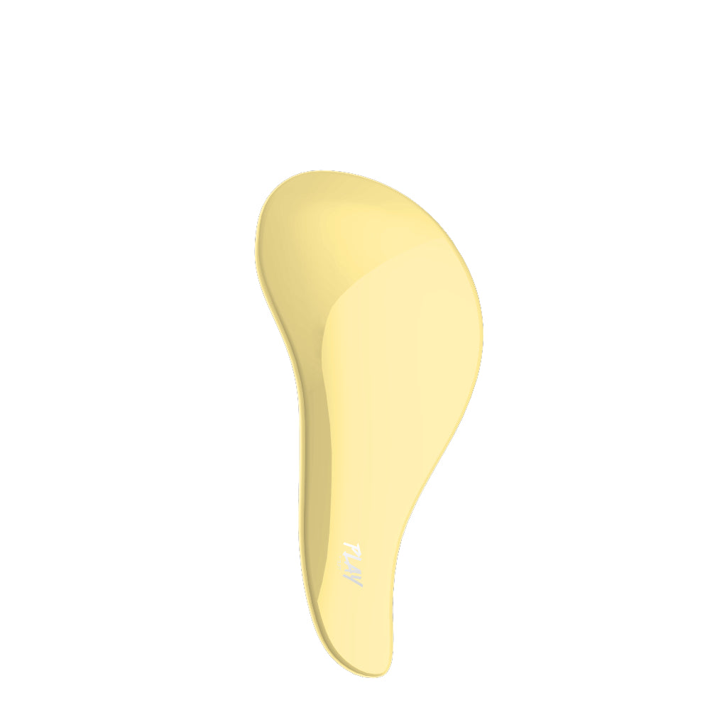 PLAY by TUFT Teezy Ezy Treatment Detangle Brush Foamy Yellow