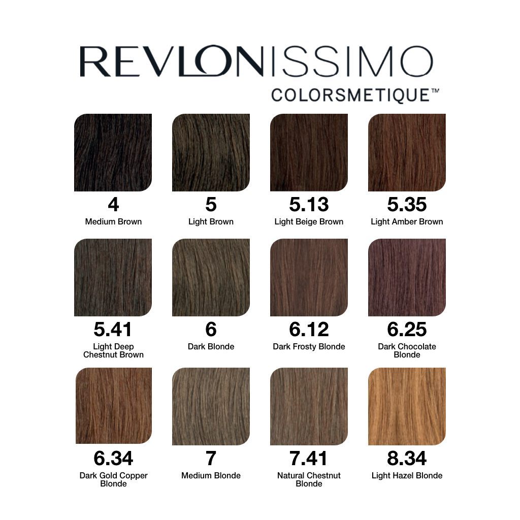 Revlon Professional Hair Color Chart
