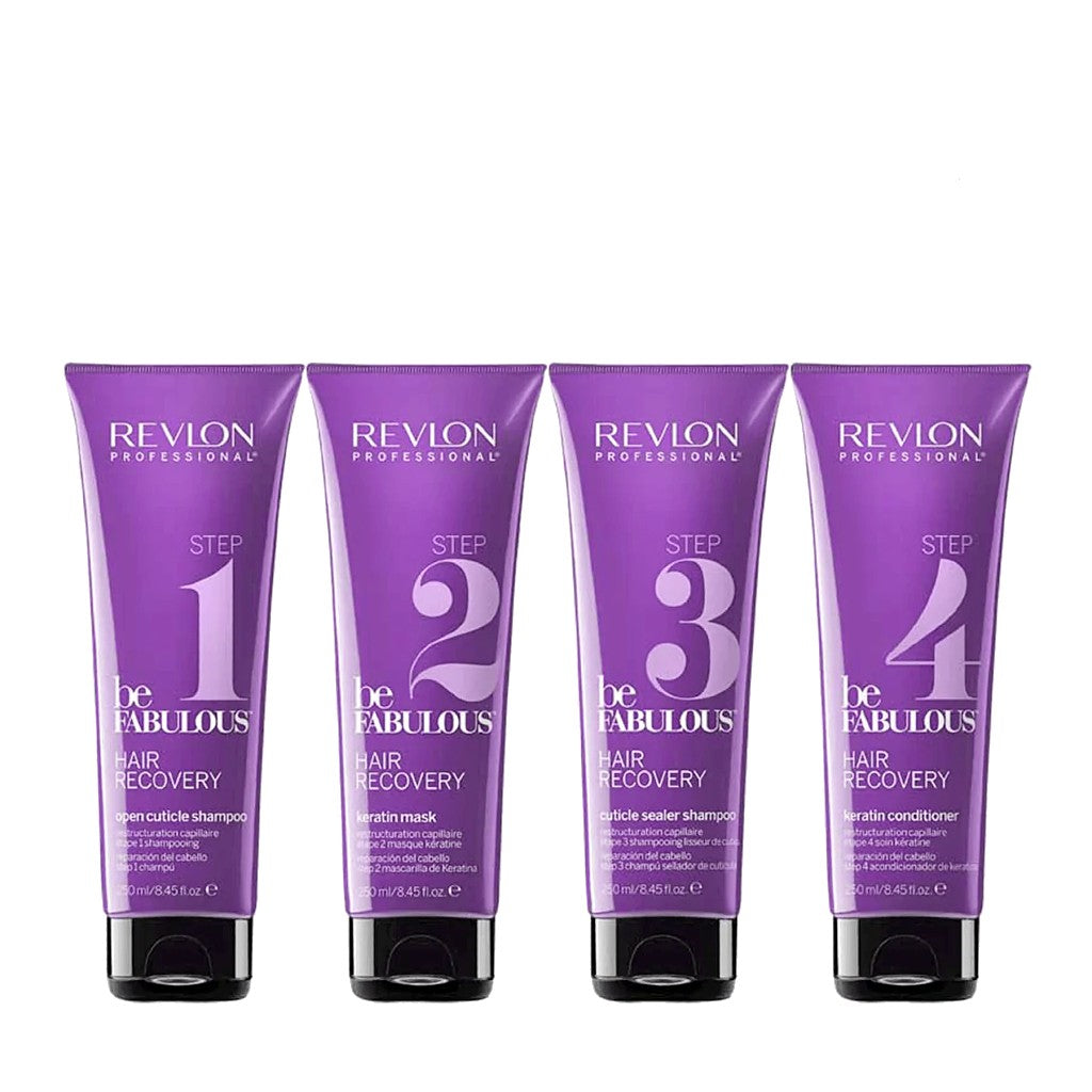 HairMNL Revlon Professional Be Fabulous Hair Recovery 4-Step Keratin Treatment
