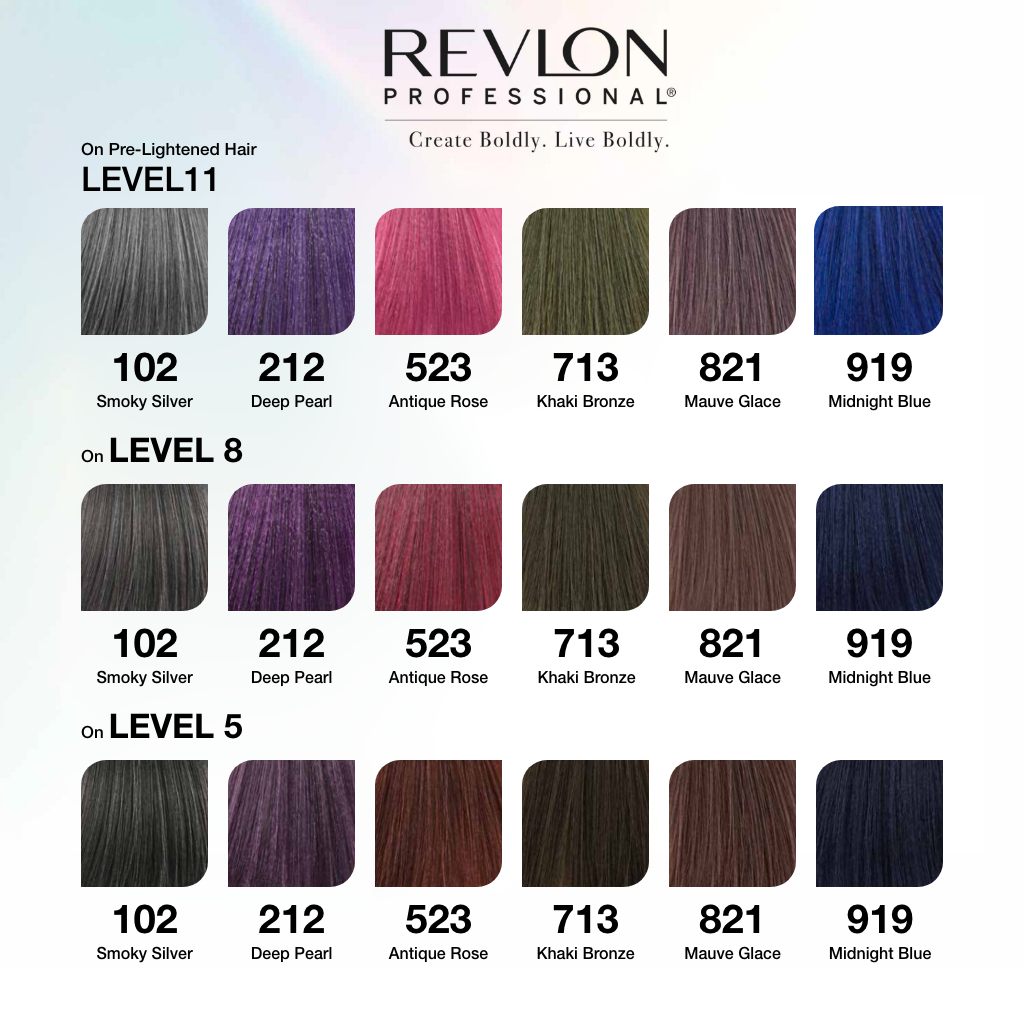 Revlon Professional Hair Color Chart