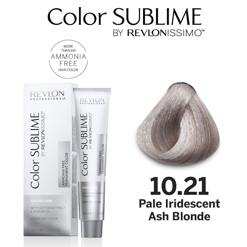 Revlon Professional Color Sublime Ammonia Free Hair Color Tube 10.21 Pale Iridescent Ash Blonde HairMNL