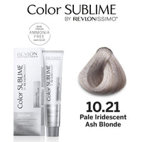 Revlon Professional Color Sublime Ammonia Free Hair Color Tube 10.21 Pale Iridescent Ash Blonde HairMNL