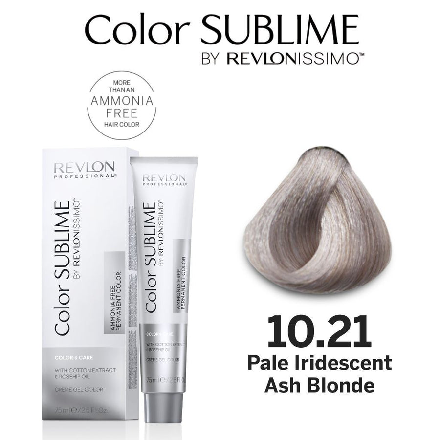 Revlon Professional Color Sublime Ammonia Free Hair Color Tube 10.21 Pale Iridescent Ash Blonde HairMNL