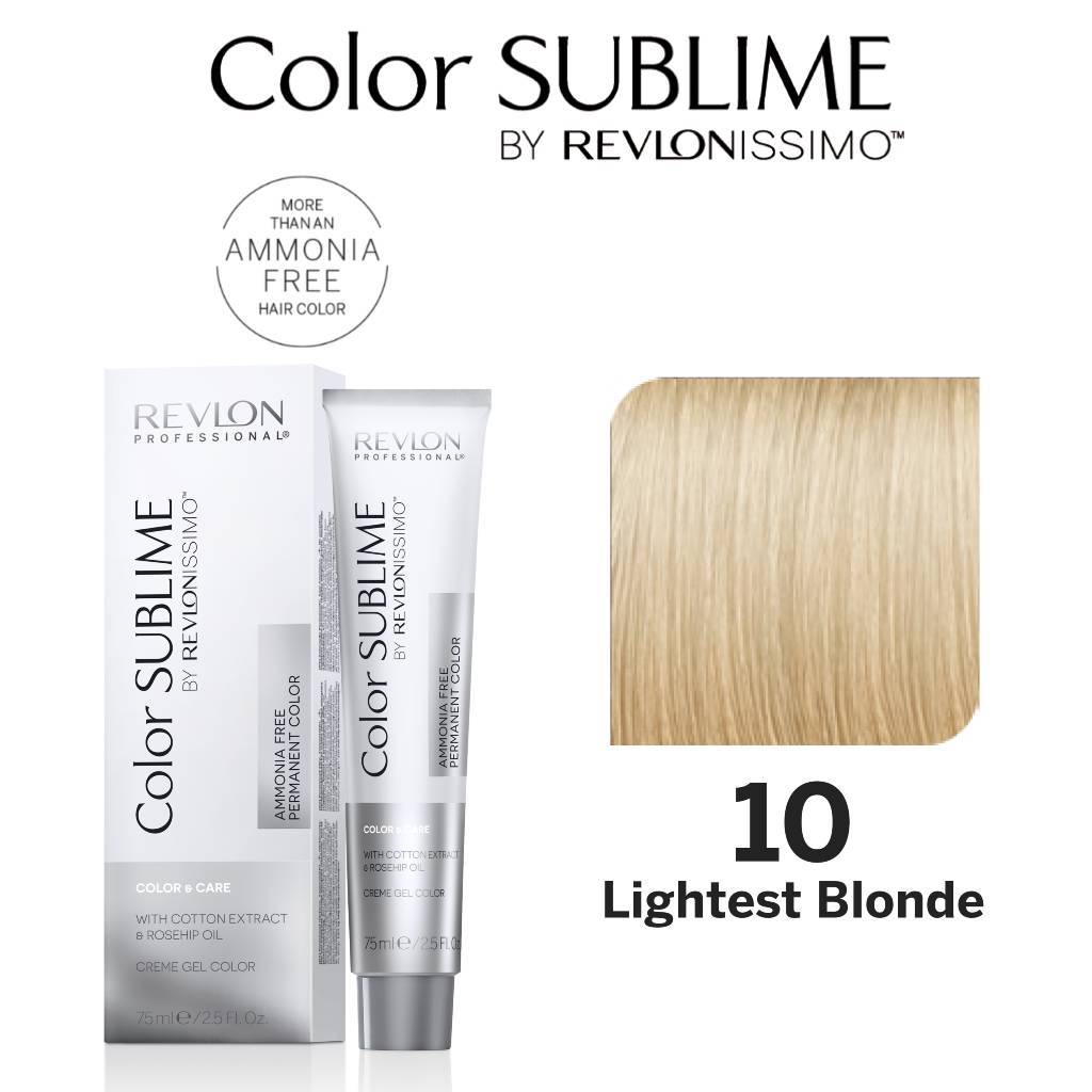 Revlon Professional Color Sublime Ammonia Free Hair Color Tube 10 Lightest Blonde