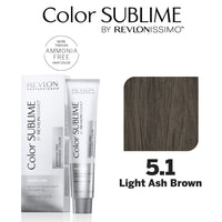 Revlon Professional Color Sublime Ammonia Free Hair Color Tube 5.1 Light Ash Brown