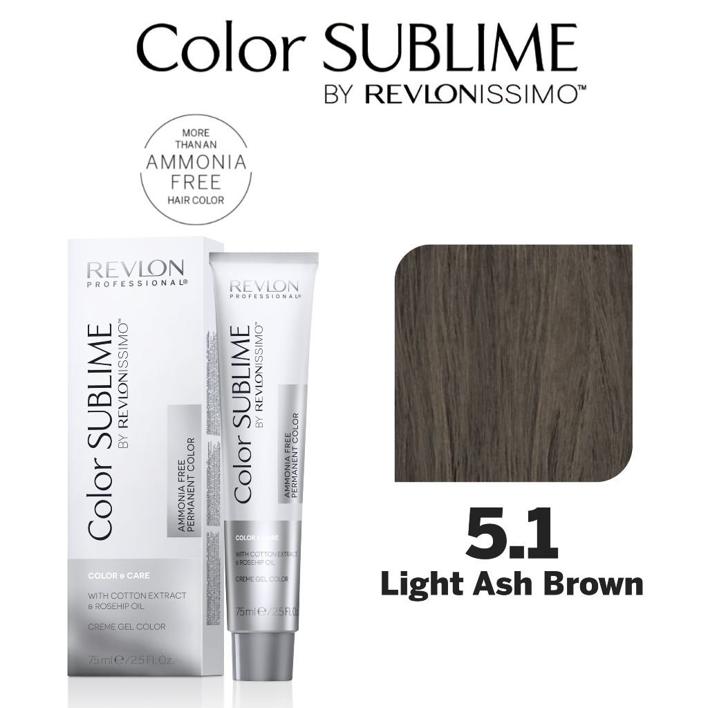 HairMNL Revlon Professional Color Sublime Ammonia Free Hair Color Tube 5.1 Light Ash Brown