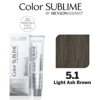 HairMNL Revlon Professional Color Sublime Ammonia Free Hair Color Tube - For Covering Greys 5.1 Light Ash Brown
