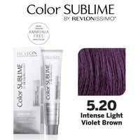 Revlon Professional Color Sublime Ammonia Free Hair Color Tube 5.20 Intense Light Violet Brown HairMNL