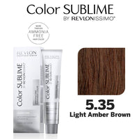 Revlon Professional Color Sublime Ammonia Free Hair Color Tube 5.35 Light Amber Brown HairMNL