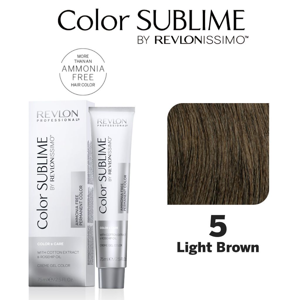 Revlon Professional Color Sublime Ammonia Free Hair Color Tube 5 Light Brown