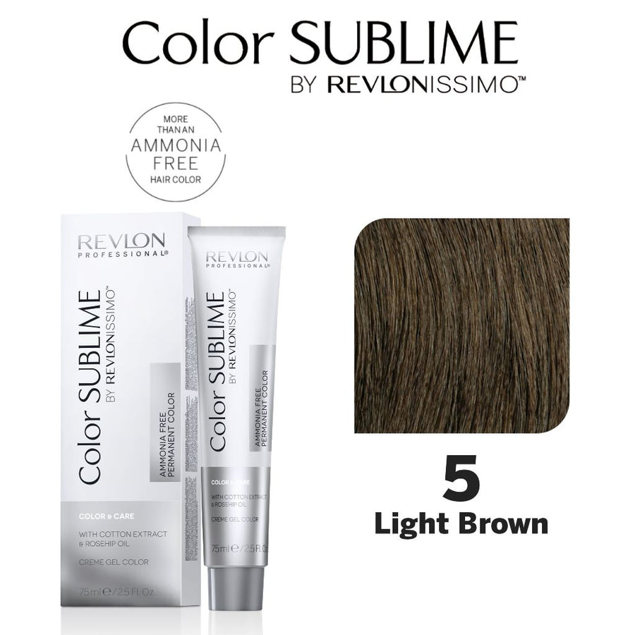 HairMNL Revlon Professional Color Sublime Ammonia Free Hair Color Tube - For Covering Greys 5 Light Brown