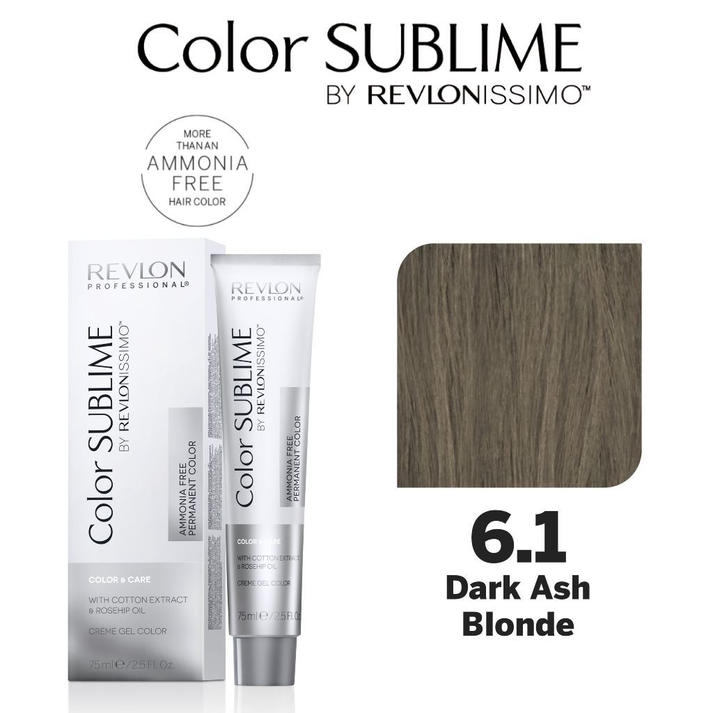Revlon Professional Color Sublime Ammonia Free Hair Color Tube 6.1 Dark Ash Blonde