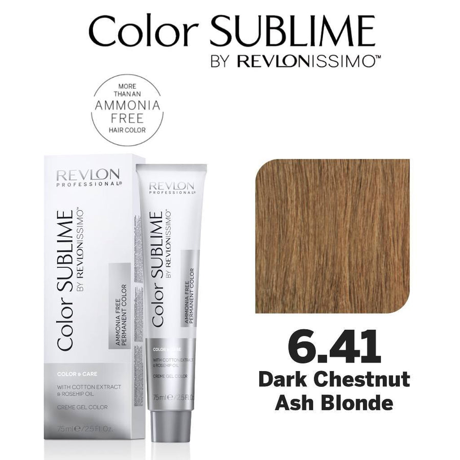 HairMNL Revlon Professional Color Sublime Ammonia Free Hair Color Tube 6.41 Dark Chestnut Ash Blonde