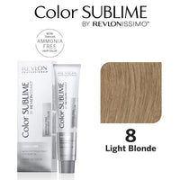 Revlon Professional Color Sublime Ammonia Free Hair Color Tube 8 Light Blonde
