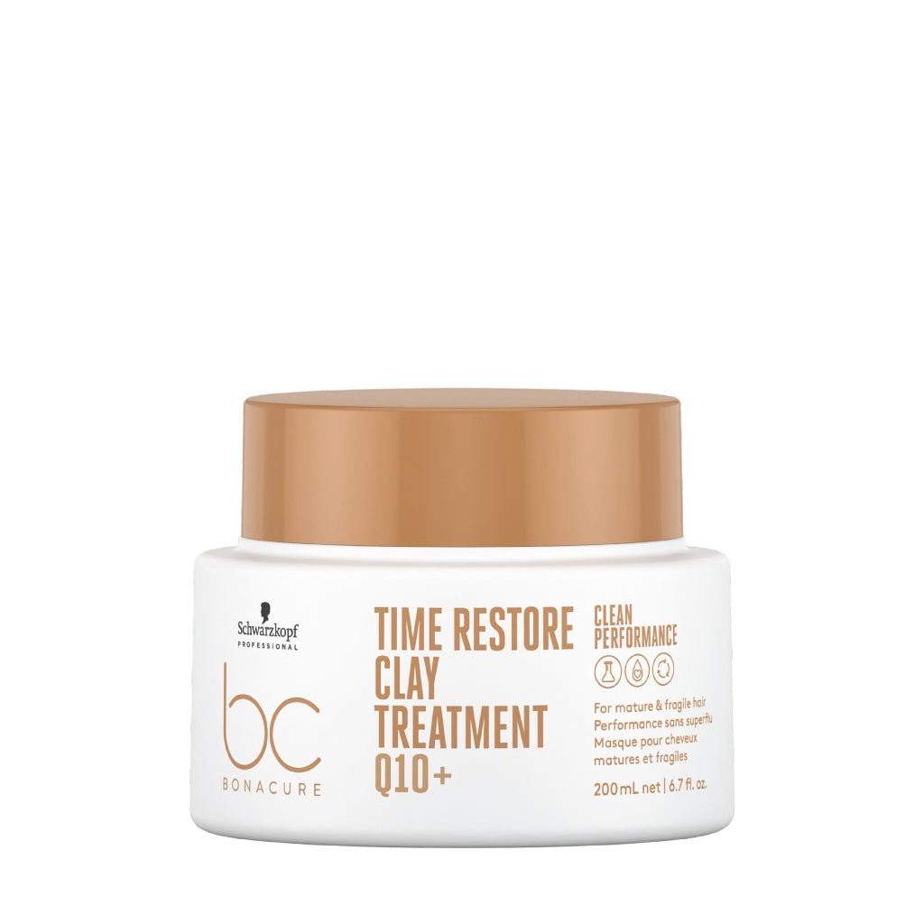 HairMNL Schwarzkopf BC Bonacure Time Restore Q10+ Clay Treatment 200ml