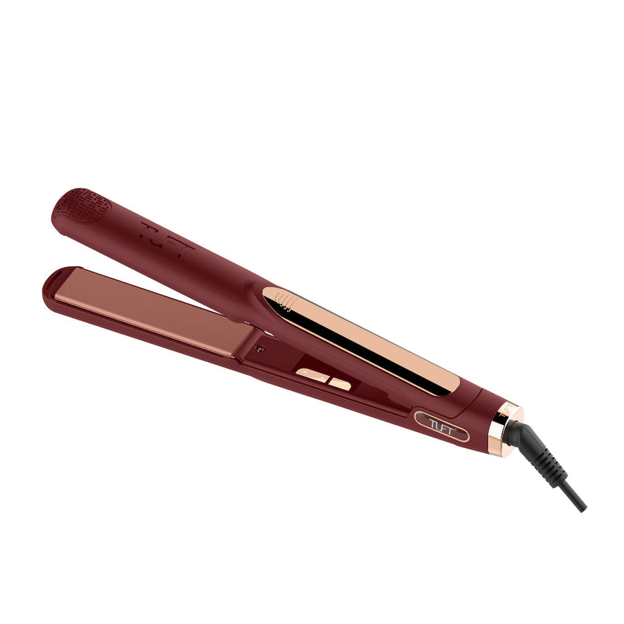 HairMNL TUFT 6608 Diamond Plus 1-Inch Hair Iron Maroon