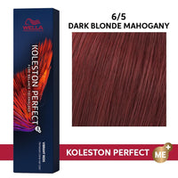 Wella Professionals Koleston Perfect PPD-Free Permanent Hair Color Set (20-Vol Developer 1L) - 6/5 Dark Blonde Mahogany - HairMNL